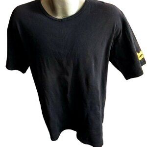 Large Vintage T-Shirt Kahlua 1990's Mens Tee Sleeve Graphic Black Cotton